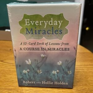 Everyday miracles card deck of lessons from a course in miracles new
